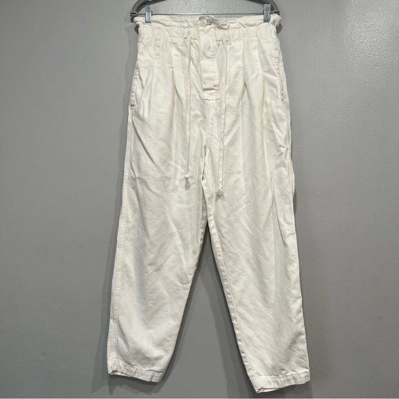 Free people Margate paper bag white pants M - Picture 12 of 12